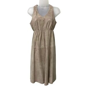 Max mara Leather Mini fit and flare Dress